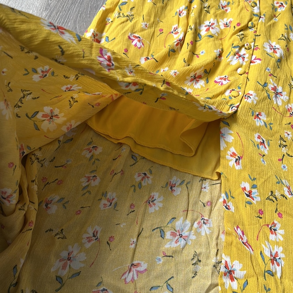 Yellow Floral Dress - Picture 10 of 10